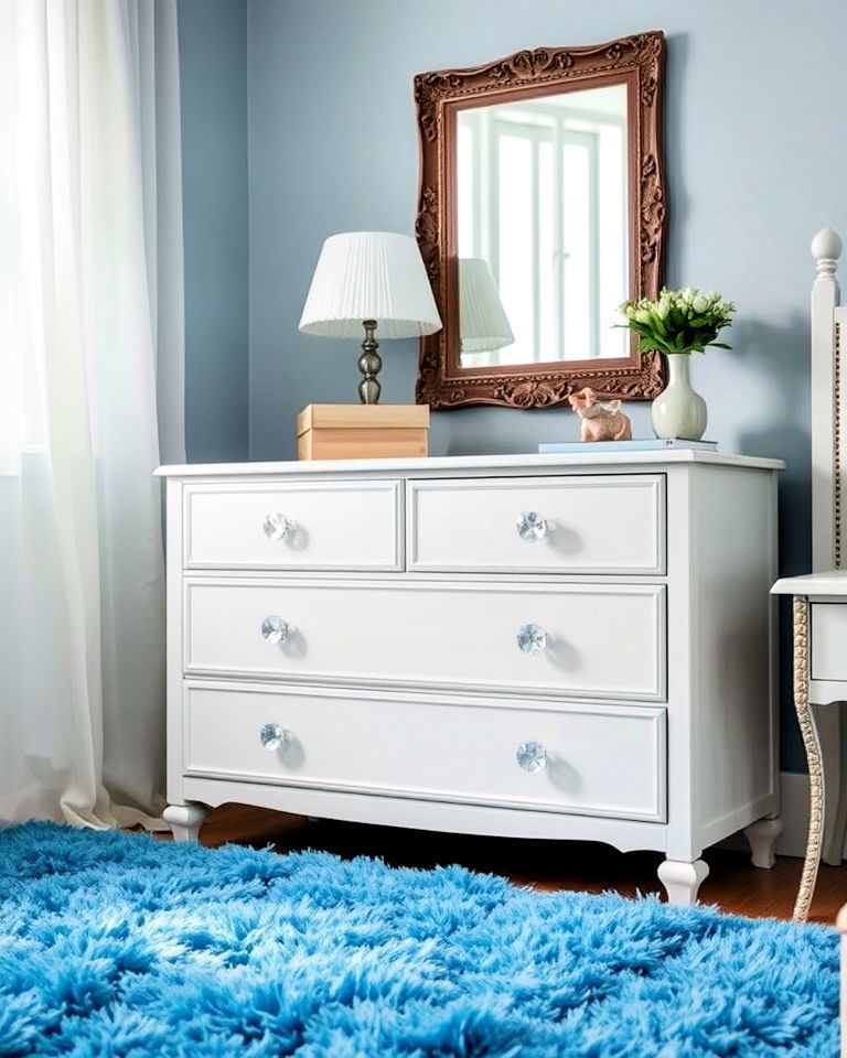 crystal drawer pulls for fairy tale feel - 25 Princess Room Ideas