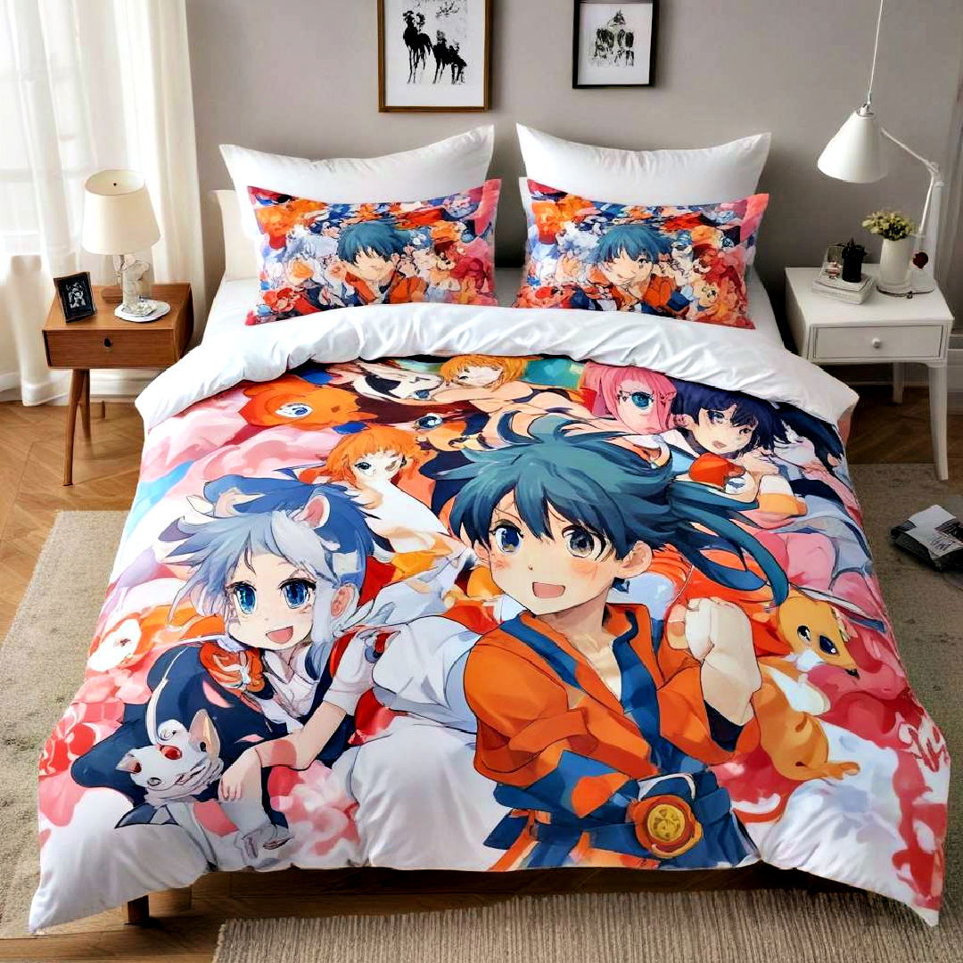custom bedding for anime room - 40 Anime Room Ideas
