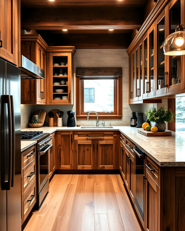 custom cabinetry to add personalized touch - 20 Mountain House Kitchen Ideas