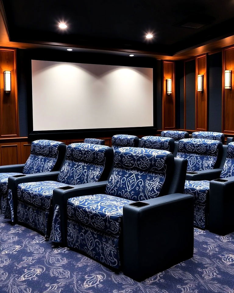 custom furniture covers for small home theater - 40 Small Home Theater Ideas