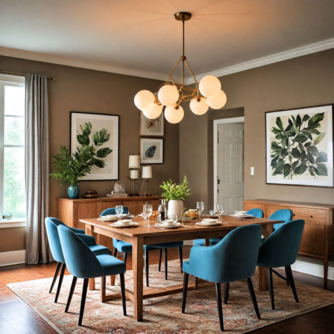 customized lighting for dining room decor - 40 Dining Room Decor Ideas