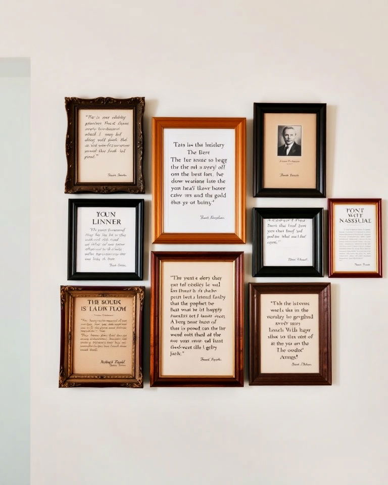 dark academia home office with gallery walls - 20 Dark Academia Home Office Ideas