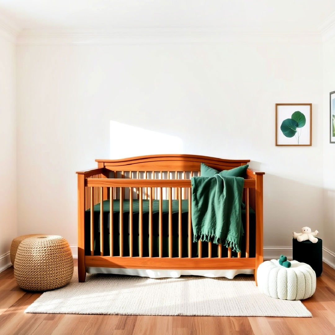 dark green crib bedding ideas - 25 Dark Green Nursery Ideas