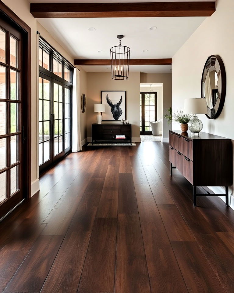 dark walnut wood floor color - 30 Wood Floor Colors