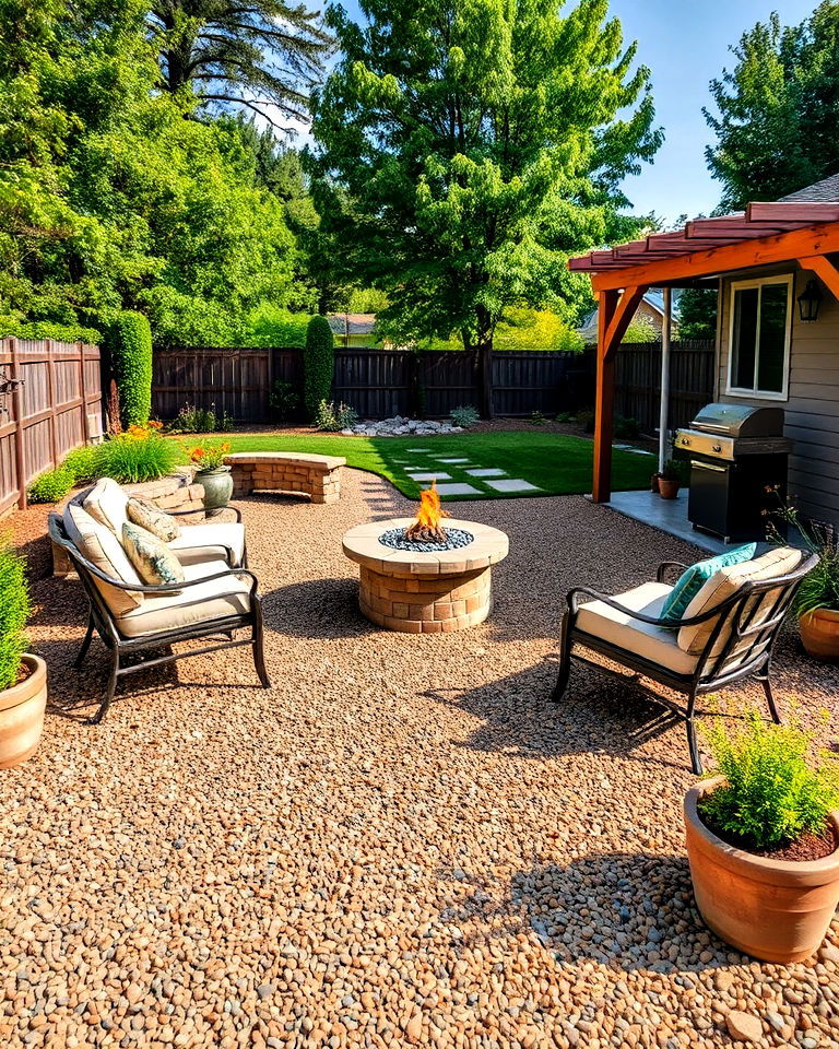 decomposed granite floor for outdoor living space - 30 Decomposed Granite Landscaping Ideas