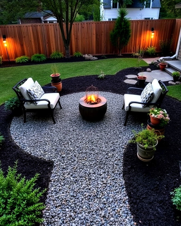 decomposed granite seating circle design - 30 Decomposed Granite Landscaping Ideas