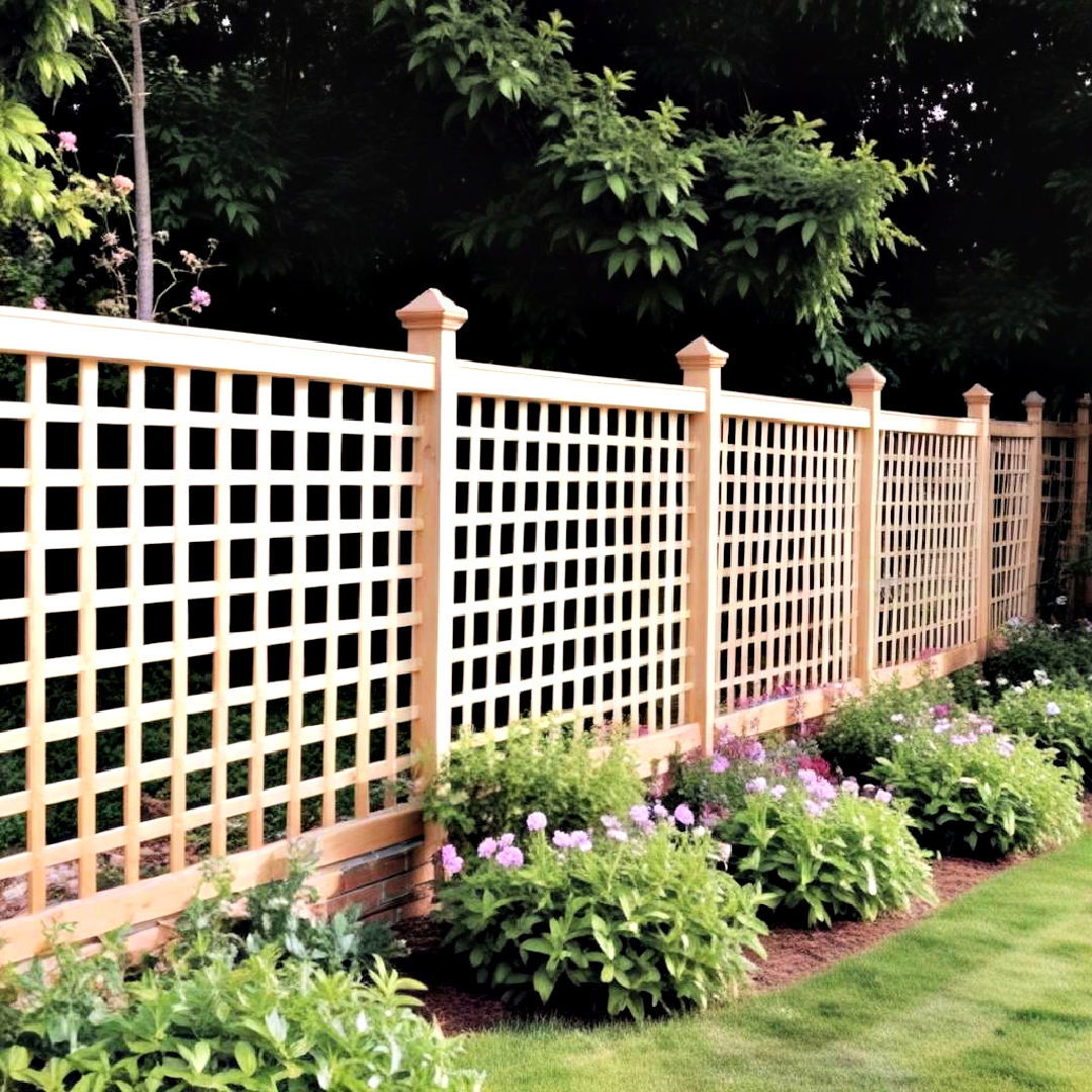 decorative garden trellis fence - 25 Decorative Fence Ideas