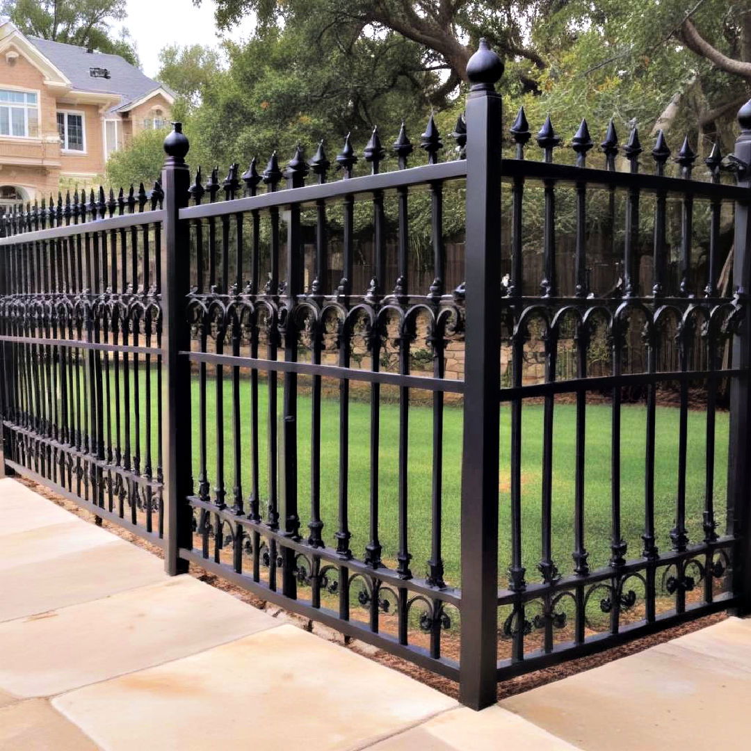 decorative iron fence - 25 Decorative Fence Ideas