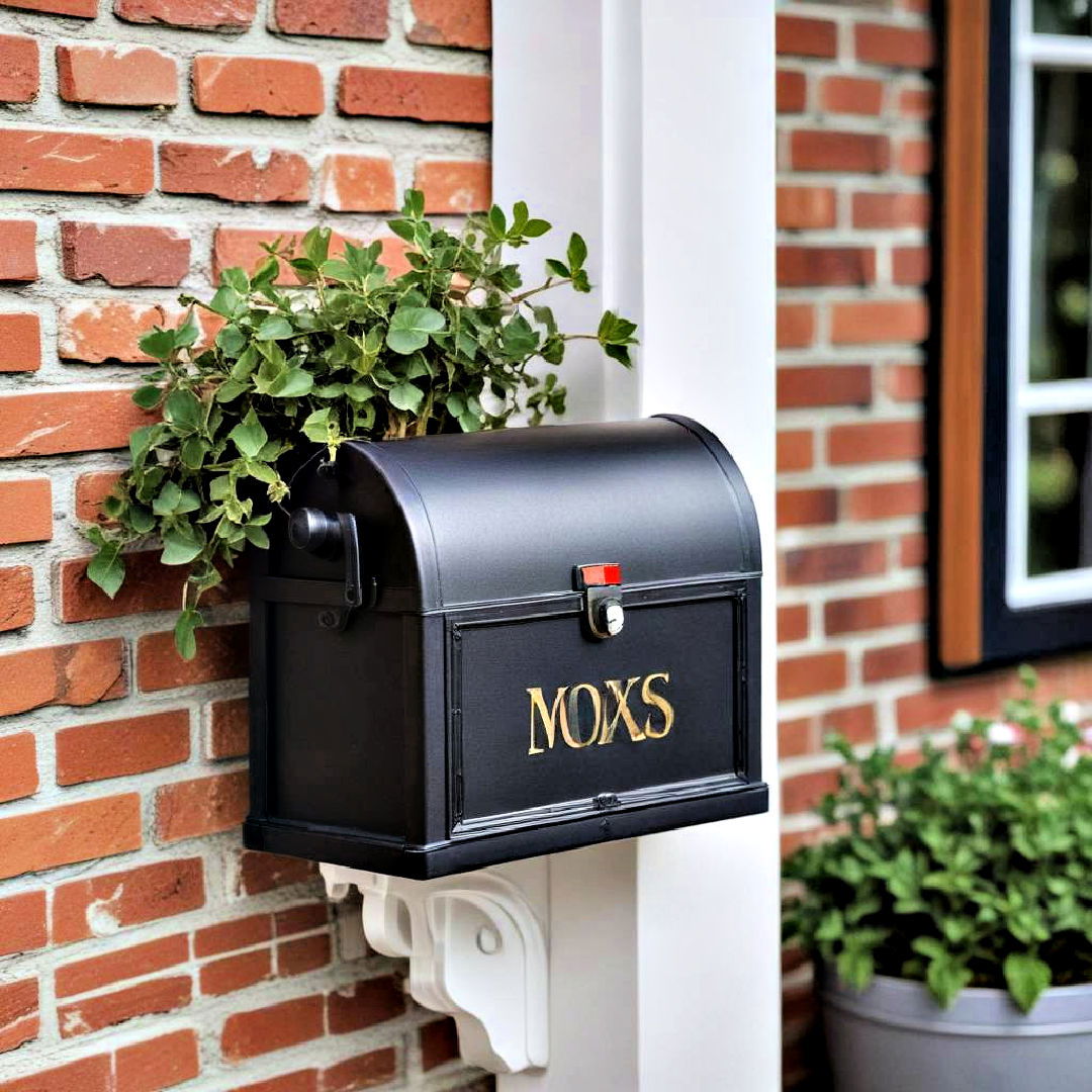 decorative mailbox for small front porch - 40 Small Front Porch Ideas