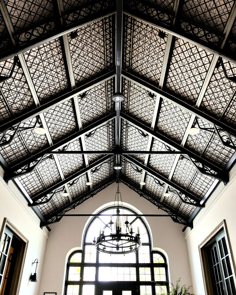 decorative metalwork for vaulted ceiling - 40 Vaulted Ceiling Ideas