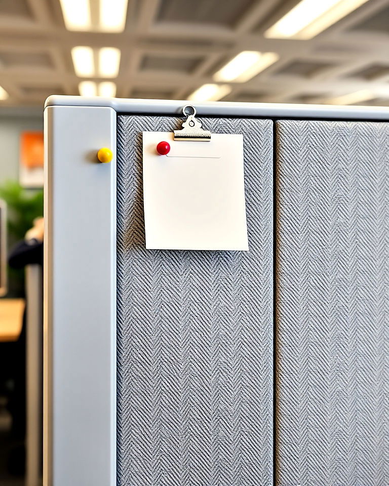 decorative push pins - 30 Cubicle Decor Ideas