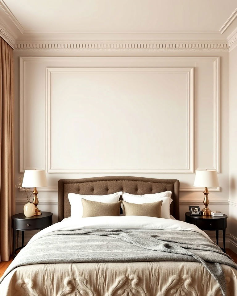decorative wall molding for bedroom decor - 30 Bedroom Decor Ideas