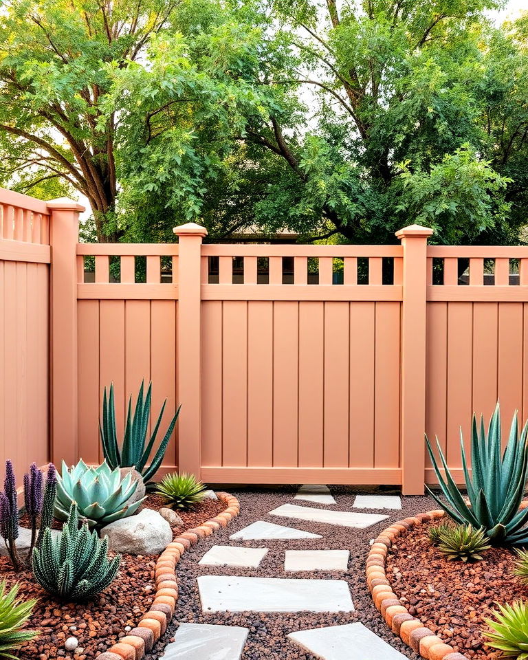 desert inspired sandstone vinyl fence - 25 Vinyl Fence Colors