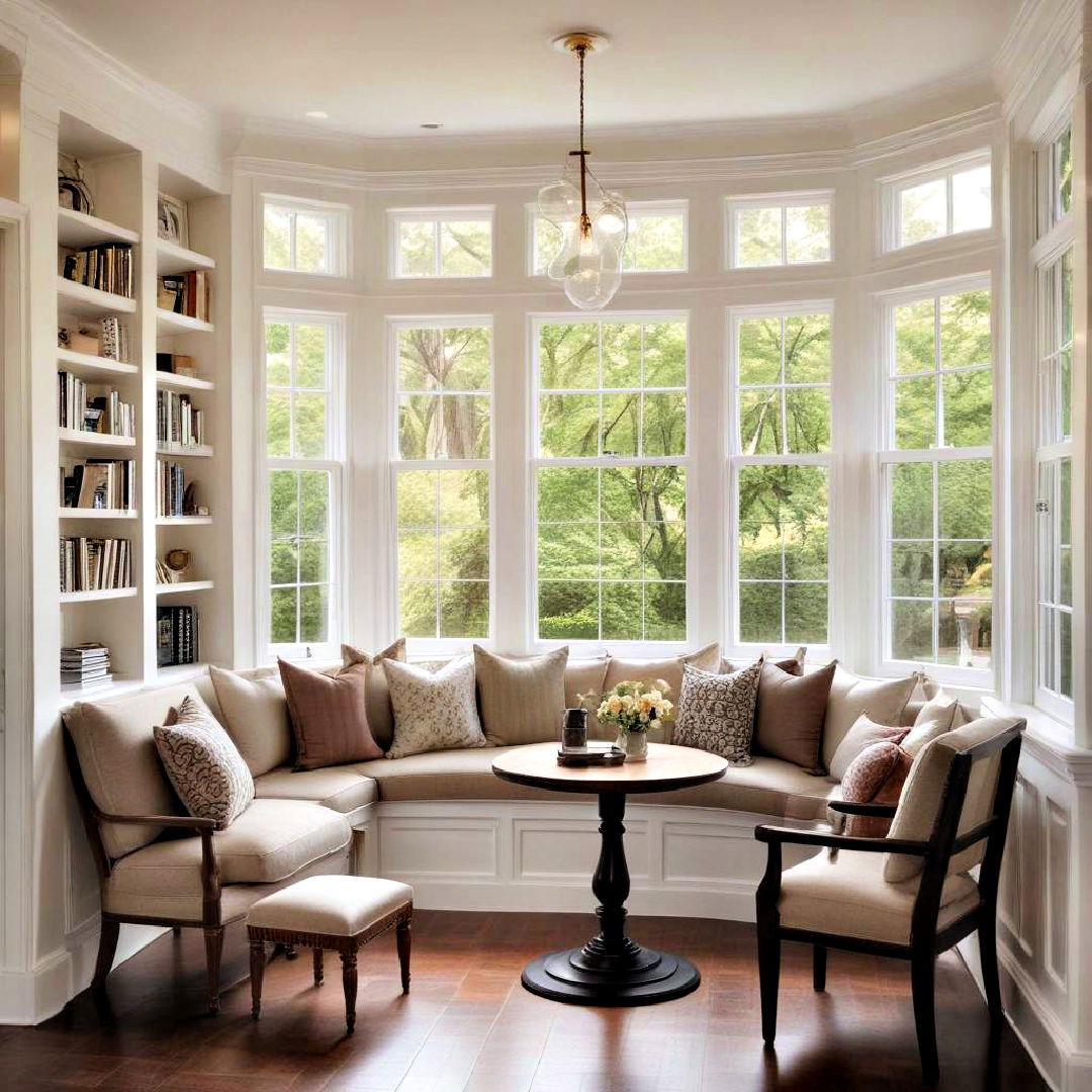 design a conversation alcove with window seat - 40 Window Seat Ideas