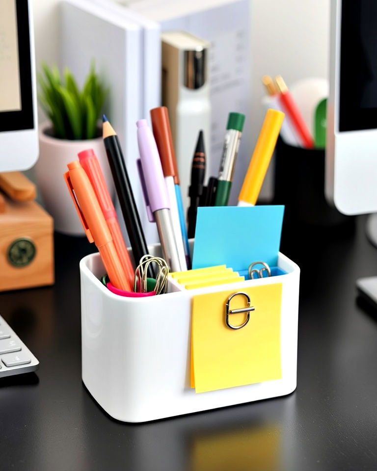 desk organizer to create efficient workspace - 20 Office Storage Ideas