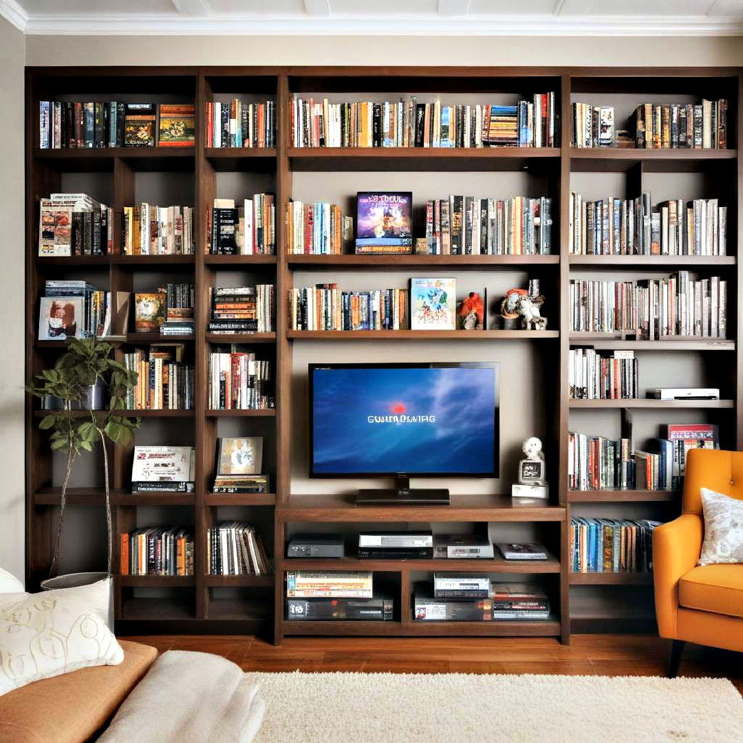 digital game library for small game room - 25 Small Game Room Ideas