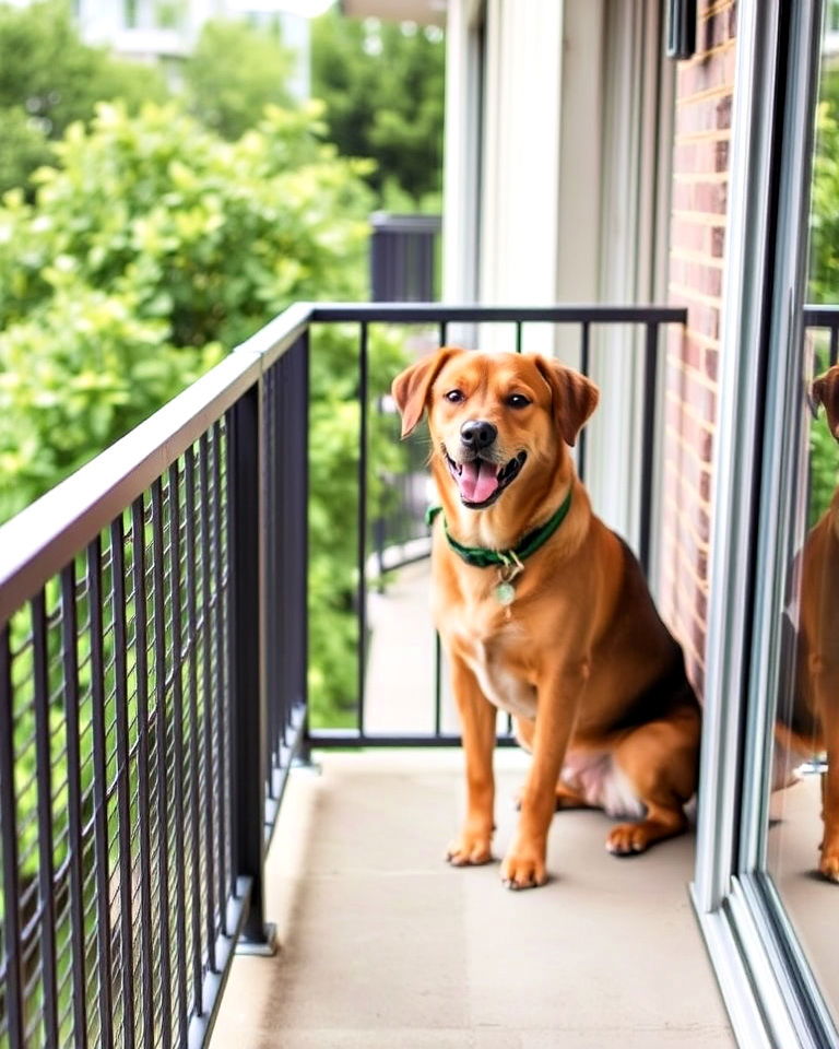 dog balcony fence extensions - 20 Dog Balcony Ideas