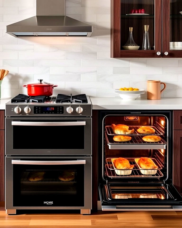 double oven for multitasking - 25 Dream Kitchen Ideas