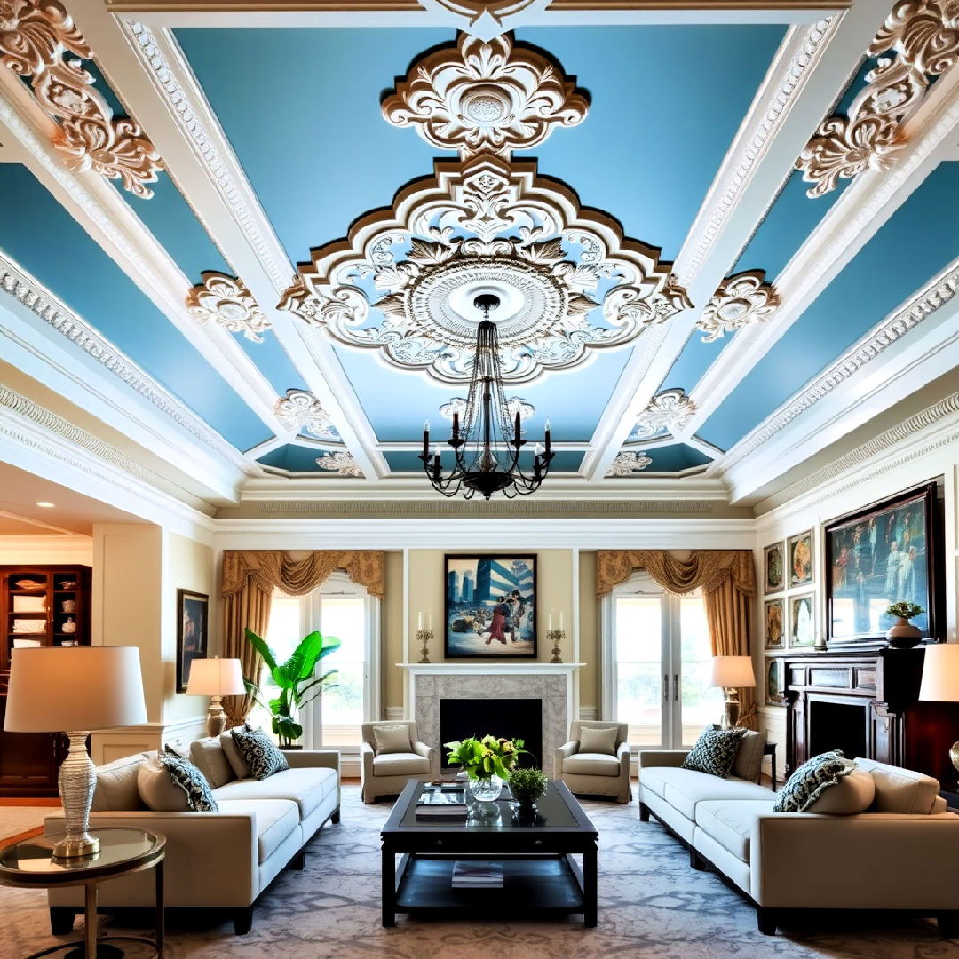 dramatic ceiling treatments ideas - 30 Maximalist Decor Ideas