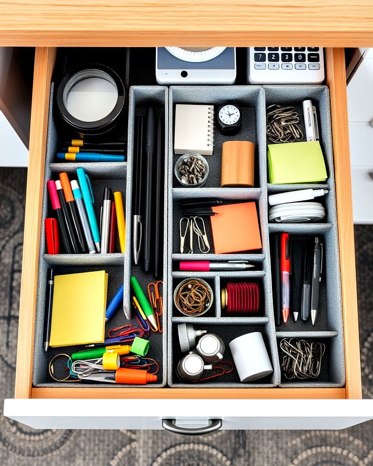 drawer organizers for office storage - 20 Office Storage Ideas