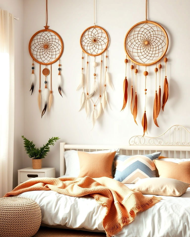 dreamcatchers for boho toddler room - 20 Boho Toddler Room Ideas