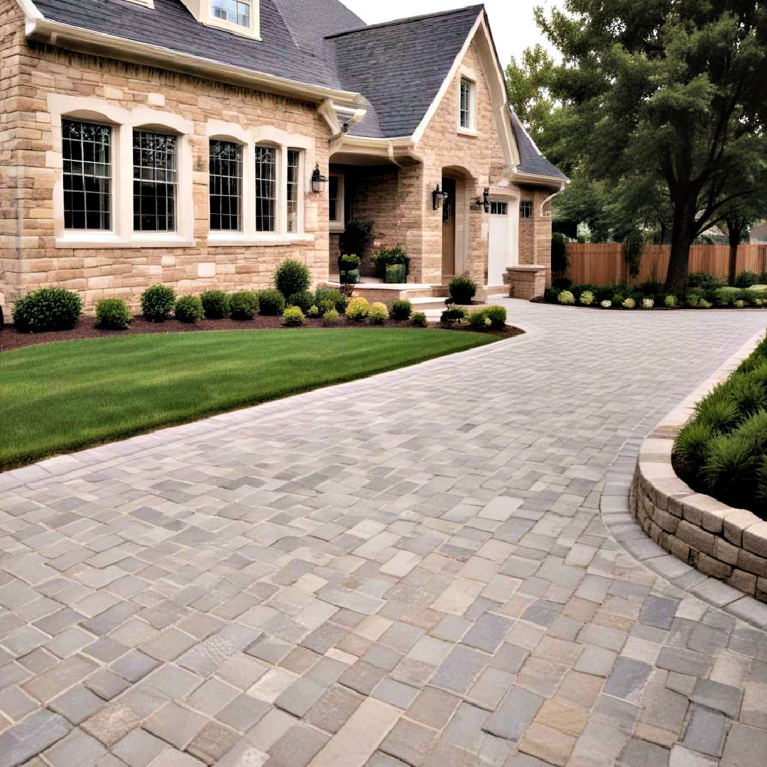 driveway that improves the overall look of your exterior - 40 Hardscaping Ideas