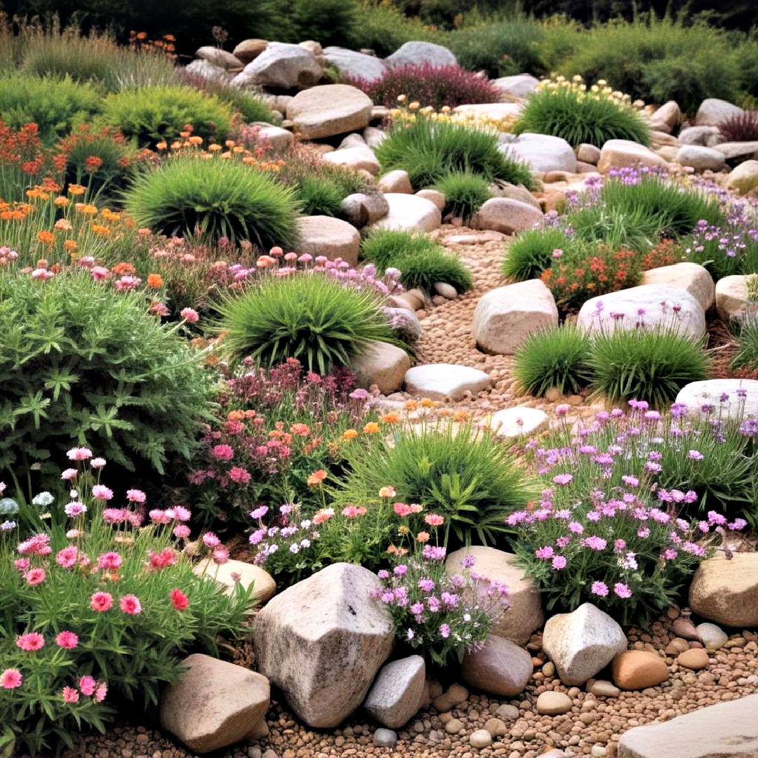 drought resistant alpine rock garden - 40 English Garden Design Ideas
