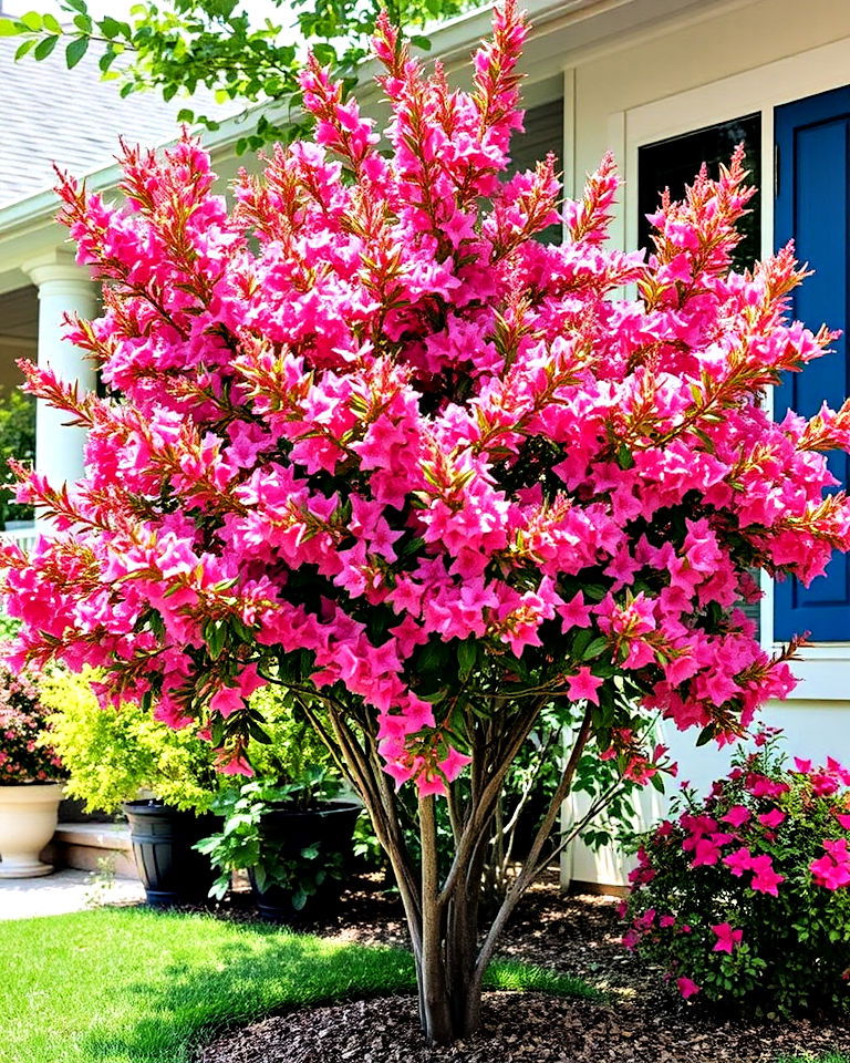 drought tolerant crape myrtle - 30 Small Trees for Front Yard