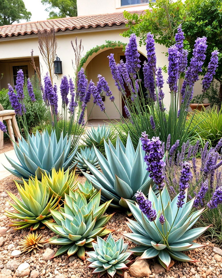 drought tolerant plants for landscaping - 20 Front Yard Spanish Style Landscaping Ideas