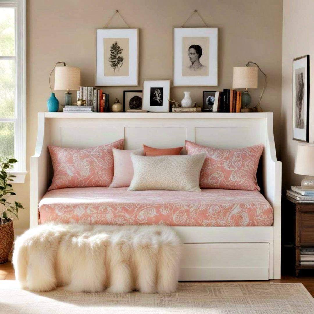dual purpose daybed for small living room - 40 Small Bedroom Ideas