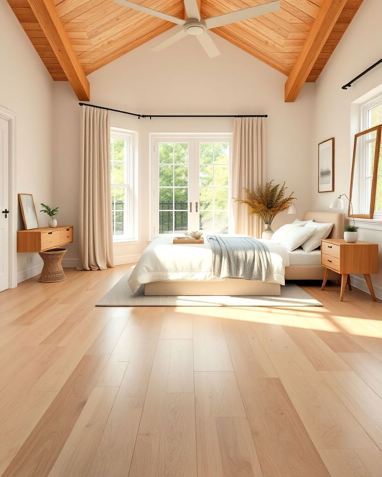durable blonde maple floor color - 30 Wood Floor Colors