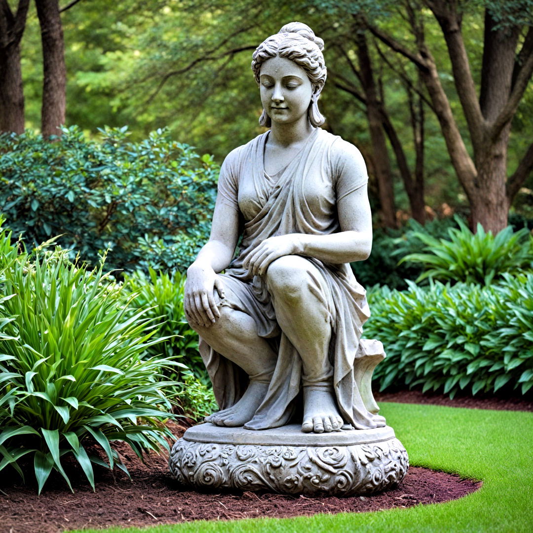 durable garden statue - 40 Hardscaping Ideas
