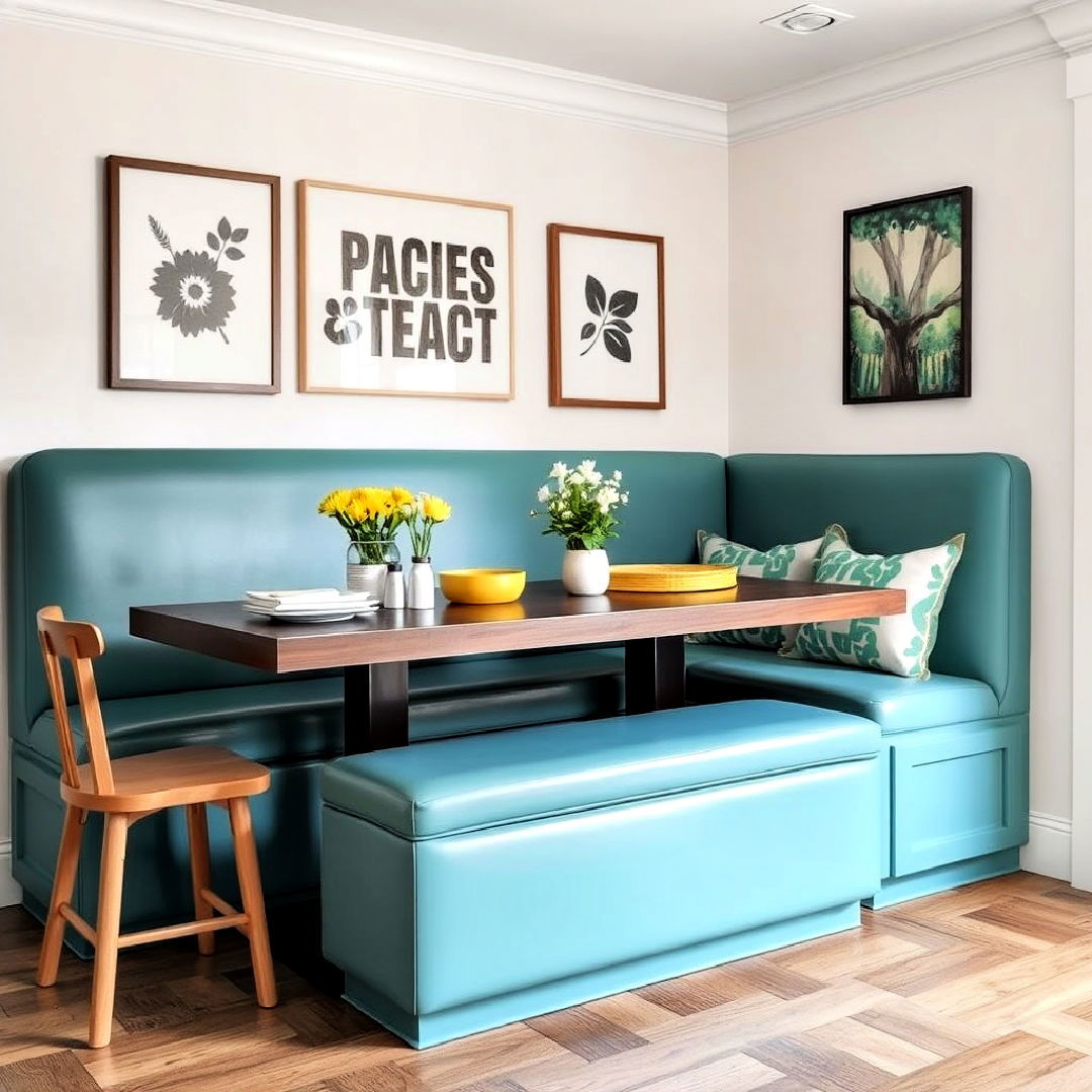 durable kid friendly banquette - 40 Banquette Seating Ideas