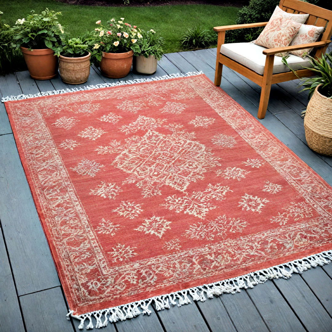 durable outdoor rug - 40 Hardscaping Ideas