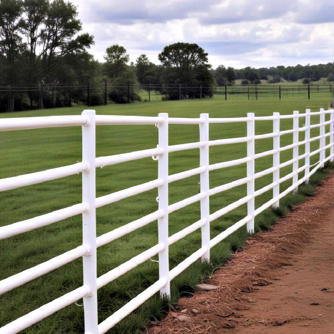durable pvc pipe fence - 15 Farm Fence Ideas