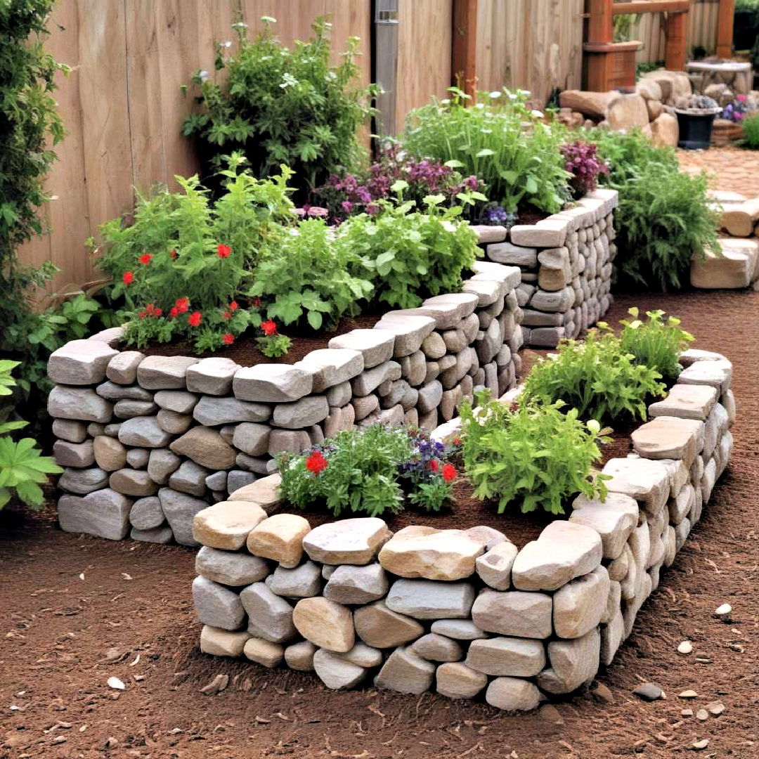durable rock raised garden beds - 40 Raised Garden Bed Ideas