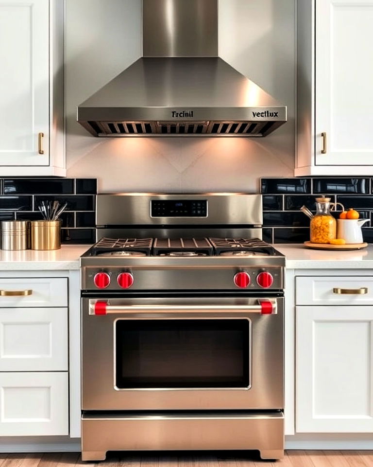 durable stainless steel kitchen appliances - 25 Kitchen With Colored Appliances Ideas