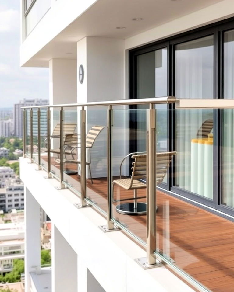 durable stainless steel railings - 25 Balcony Railing Design Ideas