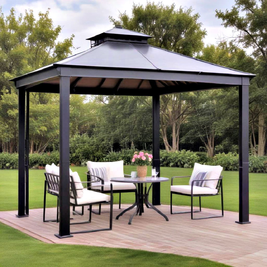 durable steel frame gazebo - 40 Gazebo Design Ideas
