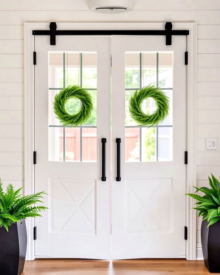 dutch door with modern sleek finishes - 25 Modern Cottage House Exterior Ideas