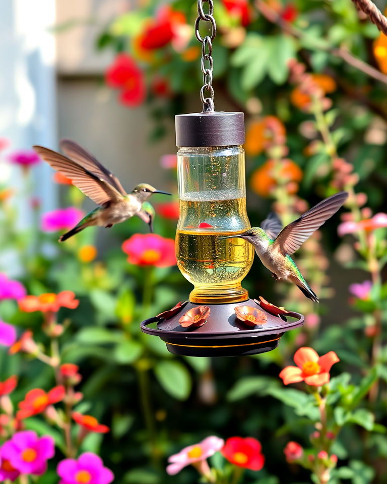 dynamic hummingbird feeders - 25 Sensory Garden Ideas