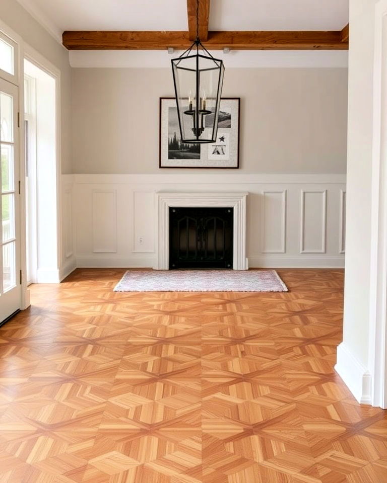 dynamic parquet wood flooring - 40 Farmhouse Flooring Ideas