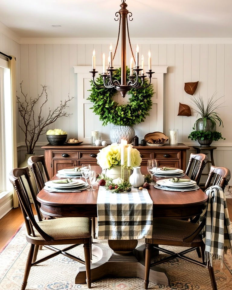 dynamic seasonal table decor - 30 Cottagecore Dining Room Ideas