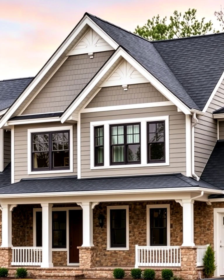 dynamic split level gable roof - 20 Gable Roof Design Ideas