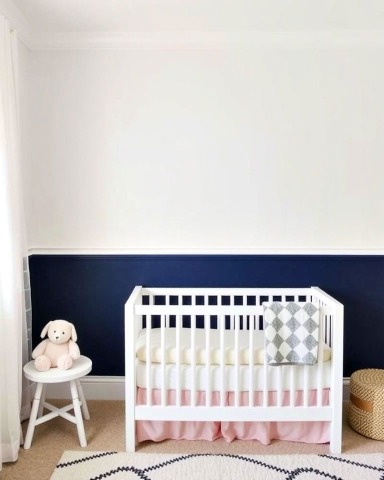 dynamic two tone wainscoting - 15 Wainscoting Nursery Ideas