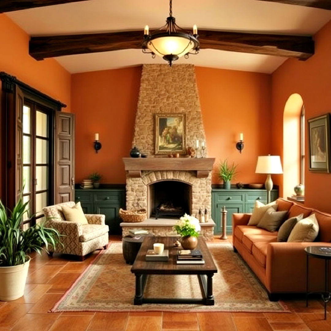 earthy color palette for tuscan interiors - 25 Tuscan Interior Design Ideas