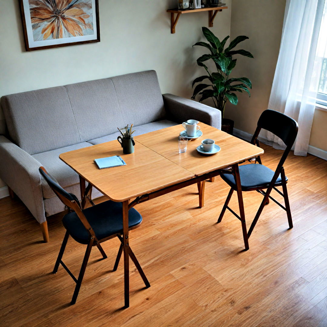 easy to carry foldable furniture - 40 Small Living Room Ideas