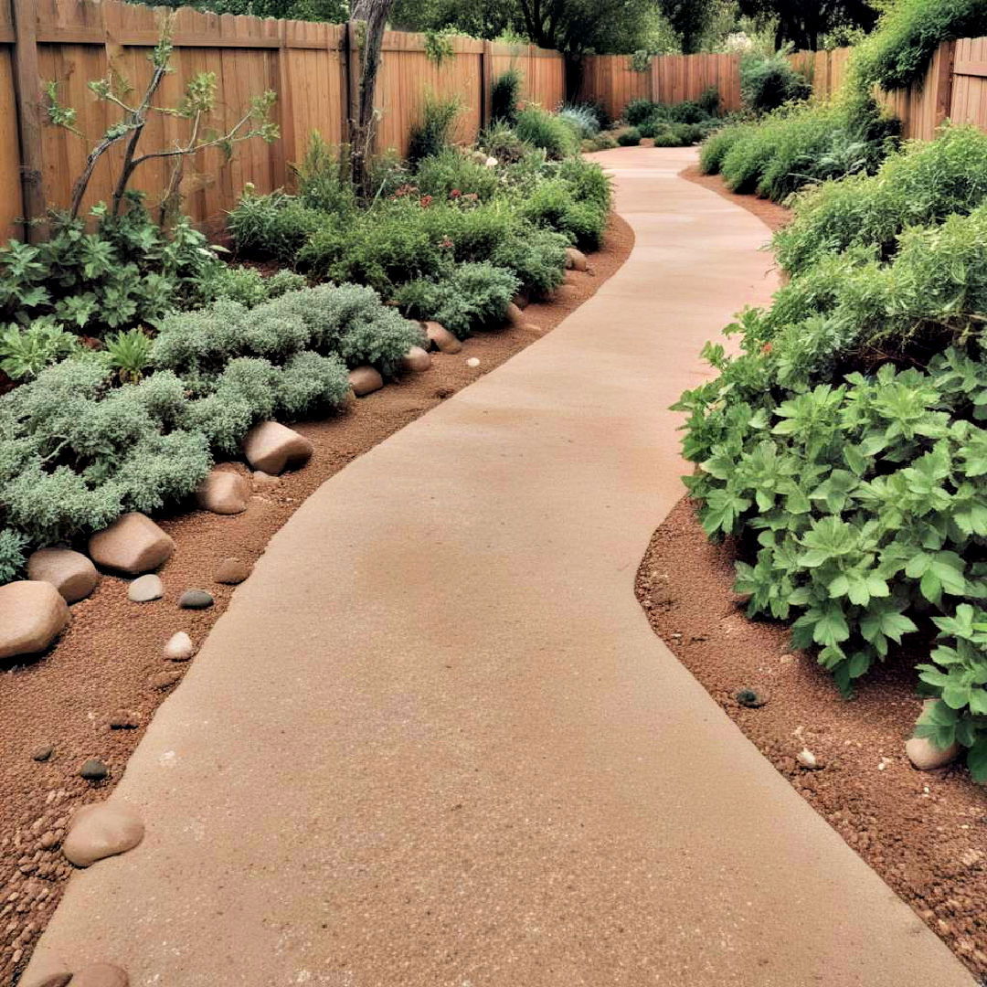 easy to install decomposed granite pathway - 40 Backyard Walkway Ideas