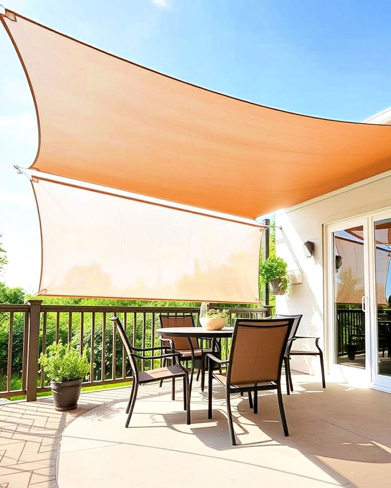 easy to install patio shade nets - 40 Shade Ideas