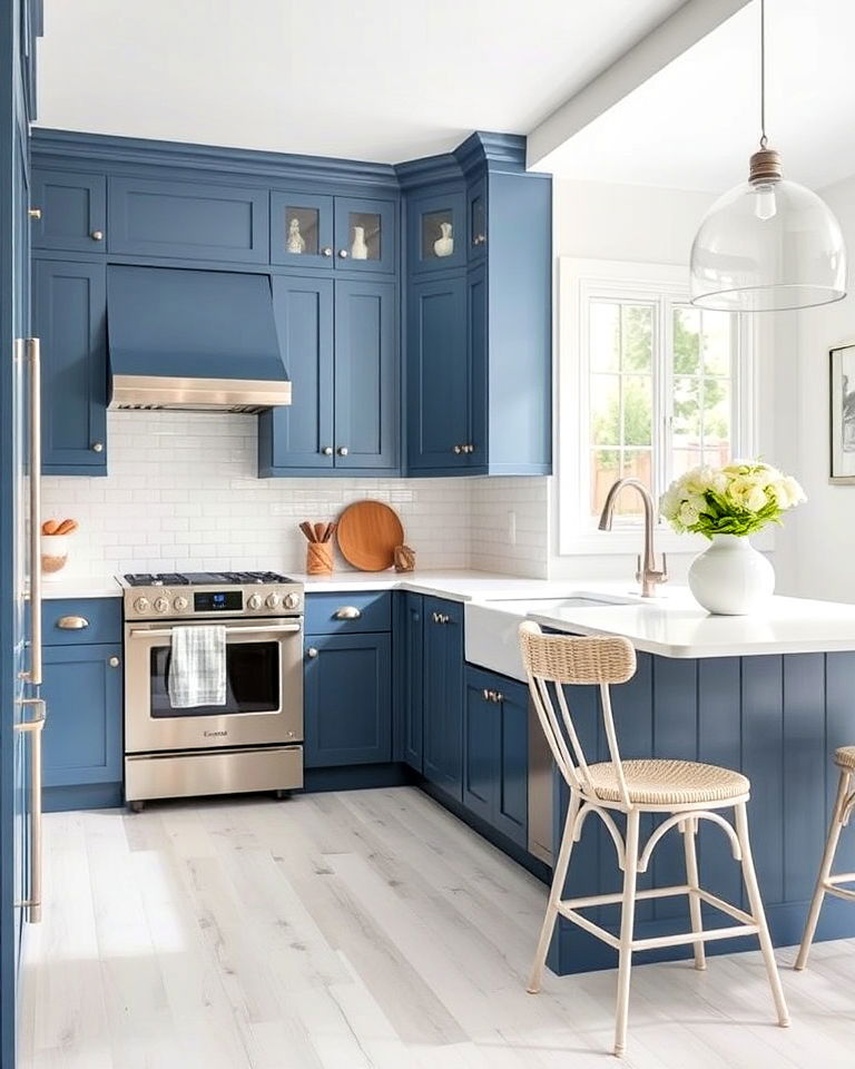 easy to install white laminate flooring - 25 White Kitchen Floor Ideas